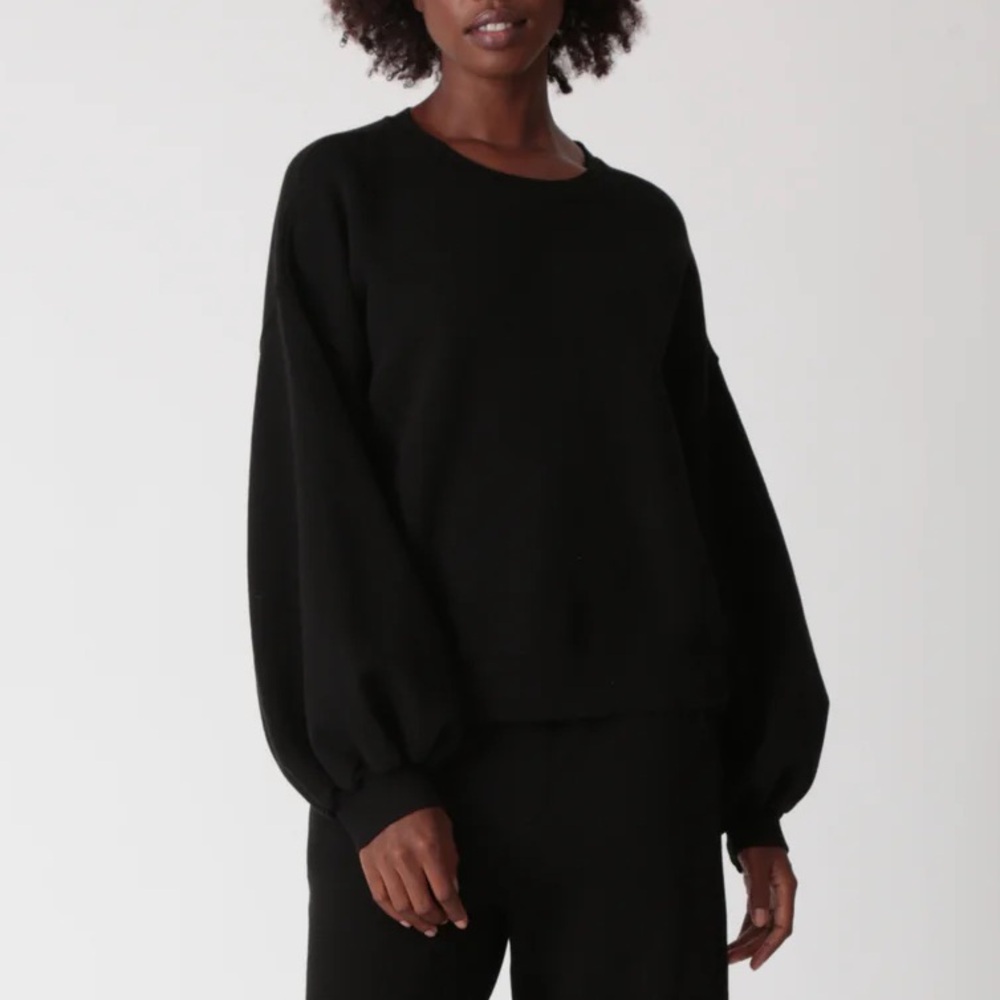 Electric and Rose, Balloon Sweatshirt, Black / Onyx, Medium